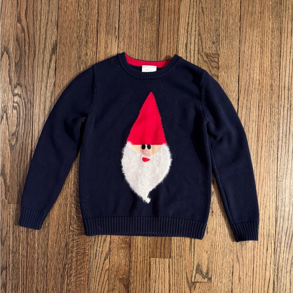 Hanna Andersson Other - Hanna Andersson Red and Navy Gnome Sweater size 8